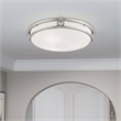 Beaumont Lane 3 Light Ceiling Mount in Brushed Nickel