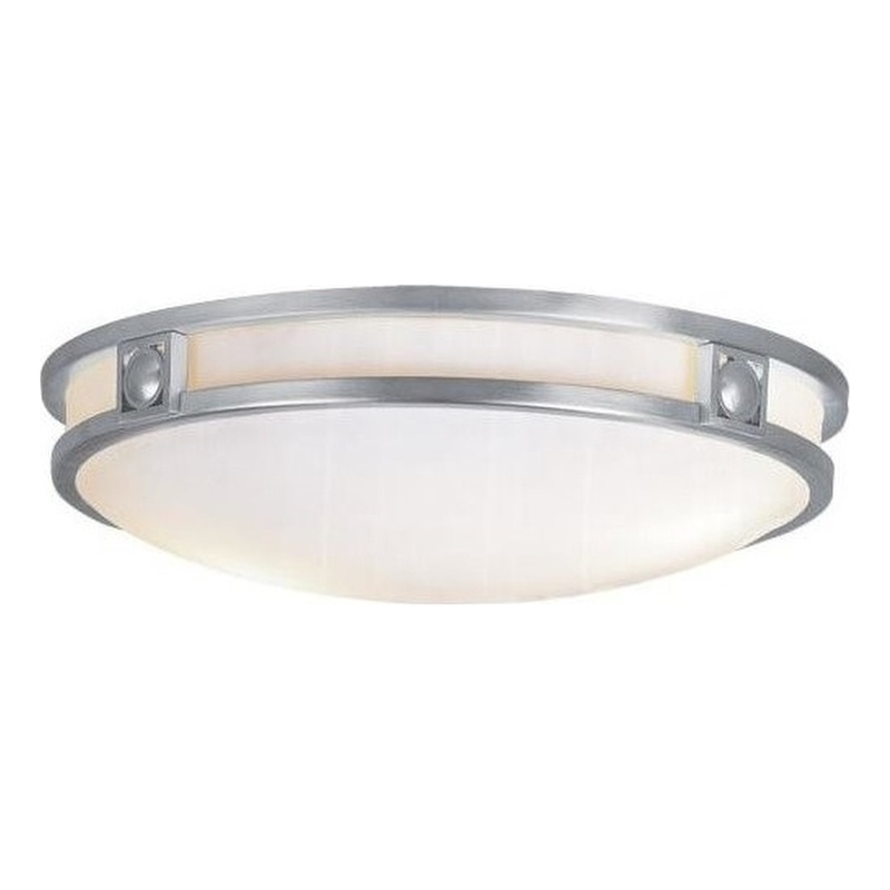 Beaumont Lane 3 Light Ceiling Mount in Brushed Nickel