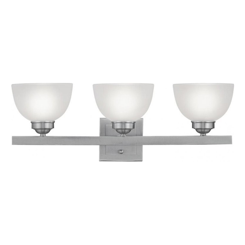 Beaumont Lane 3 Light Bath Light in Brushed Nickel