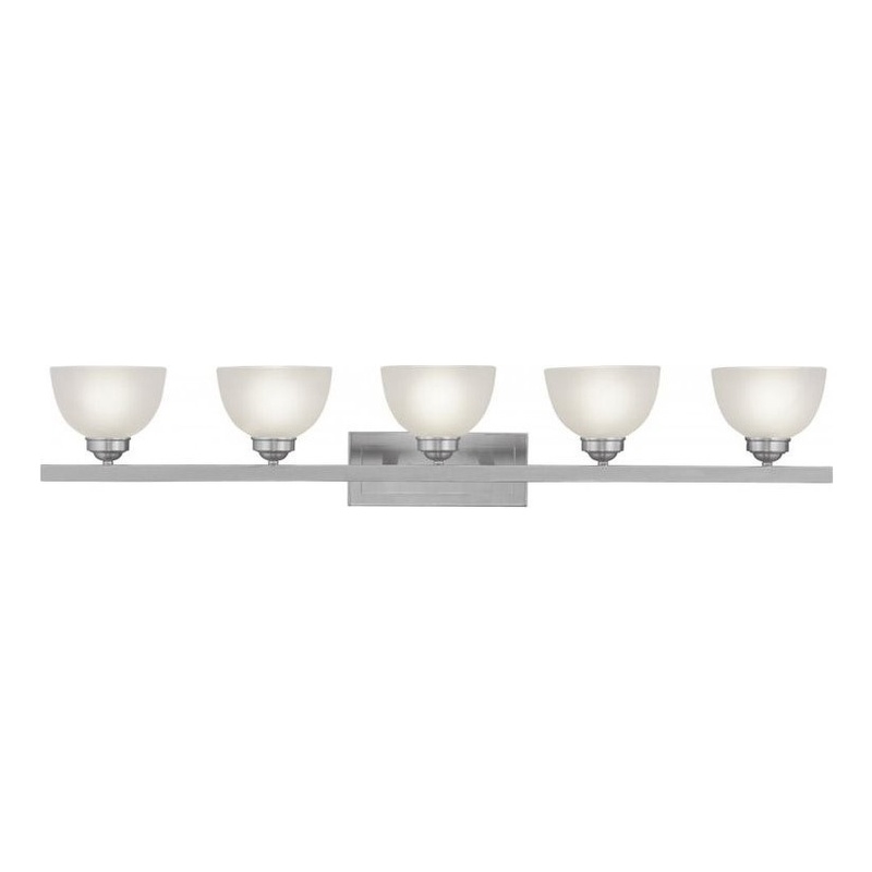 Beaumont Lane 5 Light Bath Light in Brushed Nickel