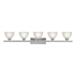 Beaumont Lane 5 Light Bath Light in Brushed Nickel