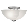 Beaumont Lane 2 Light Ceiling Mount in Brushed Nickel
