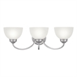 Beaumont Lane 3 Light Bath Light in Brushed Nickel