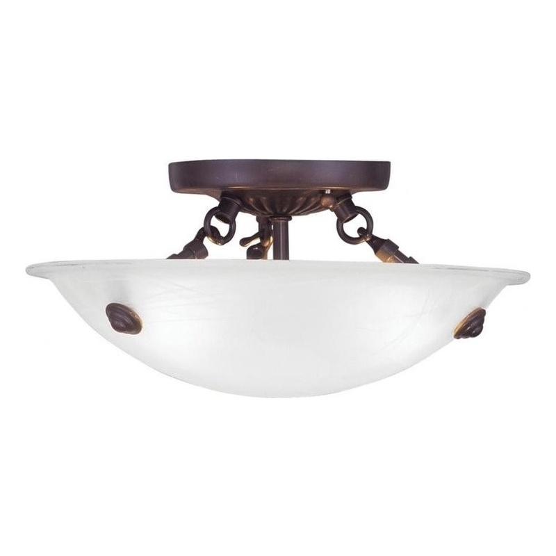 Beaumont Lane 3 Light Ceiling Mount in Bronze