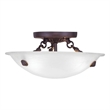 Beaumont Lane 3 Light Ceiling Mount in Bronze