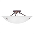 Beaumont Lane 3 Light Ceiling Mount in Bronze