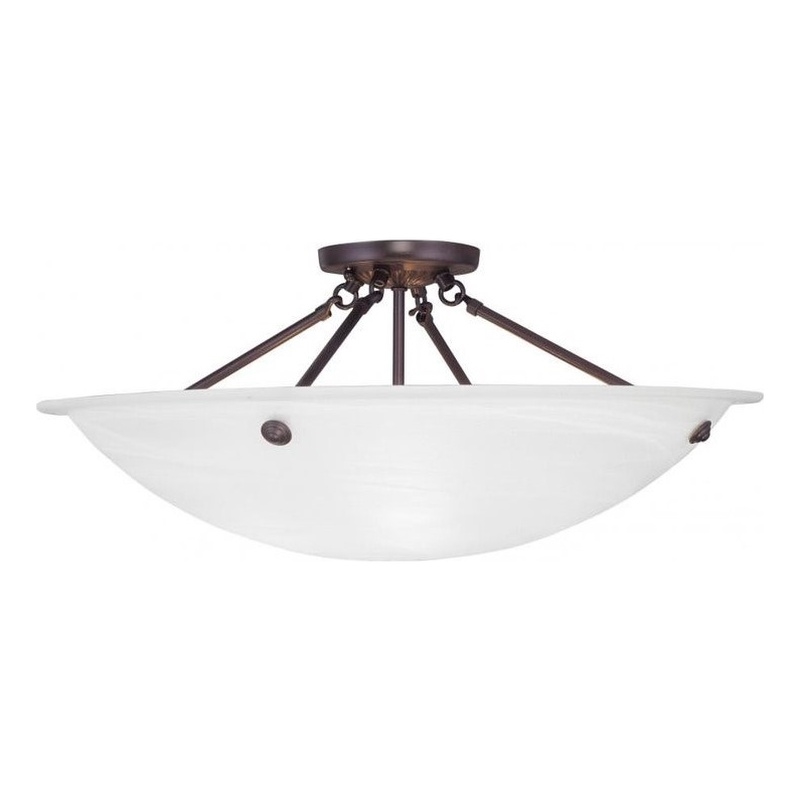Beaumont Lane 4 Light Ceiling Mount in Bronze