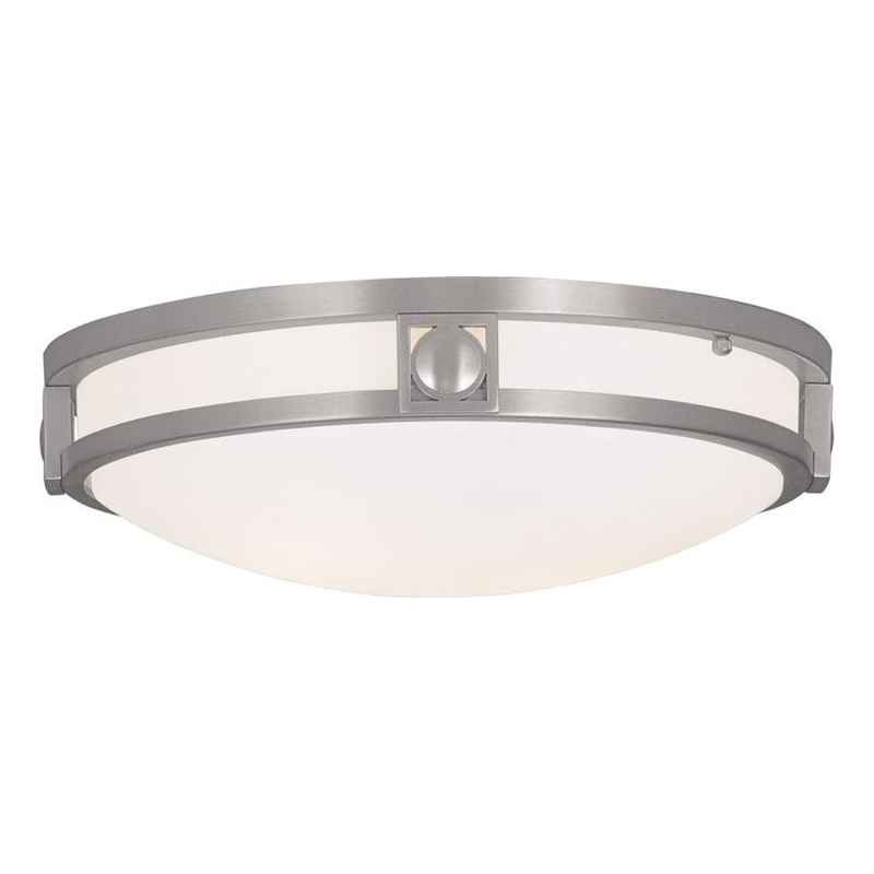 Beaumont Lane 2 Light Ceiling Mount in Brushed Nickel