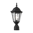 Beaumont Lane Outdoor Post Top Lantern in Textured Black