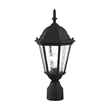 Beaumont Lane Outdoor Post Top Lantern in Textured Black