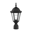 Beaumont Lane Outdoor Post Top Lantern in Textured Black