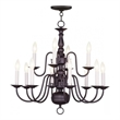 Beaumont Lane 12 Light Chandelier in Bronze