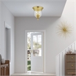 Beaumont Lane 3 Light Ceiling Mount in Polished Brass