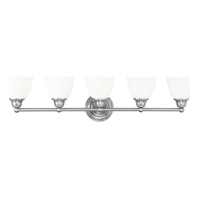 Beaumont Lane 5 Light Bath Light in Brushed Nickel