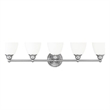 Beaumont Lane 5 Light Bath Light in Brushed Nickel