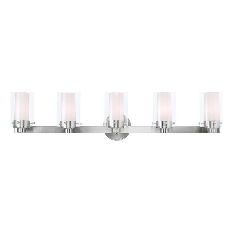 Beaumont Lane 5 Light Bath Light in Brushed Nickel