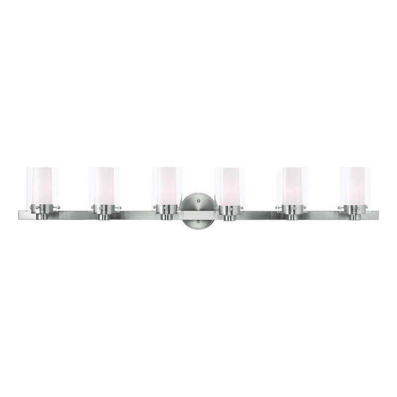 Beaumont Lane 6 Light Bath Light in Brushed Nickel