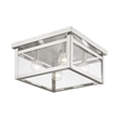Beaumont Lane 4 Light Ceiling Mount in Brushed Nickel
