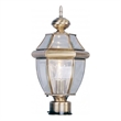 Beaumont Lane Outdoor Post Head in Antique Brass