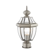 Beaumont Lane Outdoor Post Head in Brushed Nickel