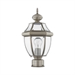 Beaumont Lane Outdoor Post Head in Brushed Nickel