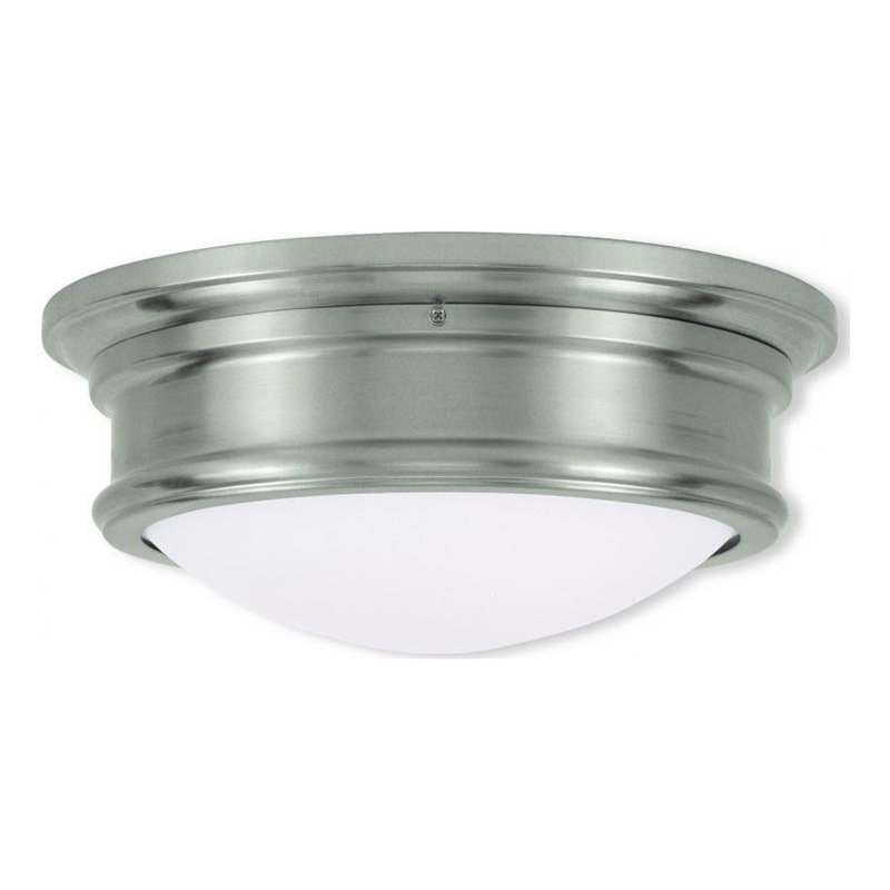 Beaumont Lane 2 Light Ceiling Mount in Brushed Nickel