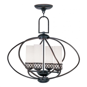 Beaumont Lane 4 Light Chandelier in Olde Bronze
