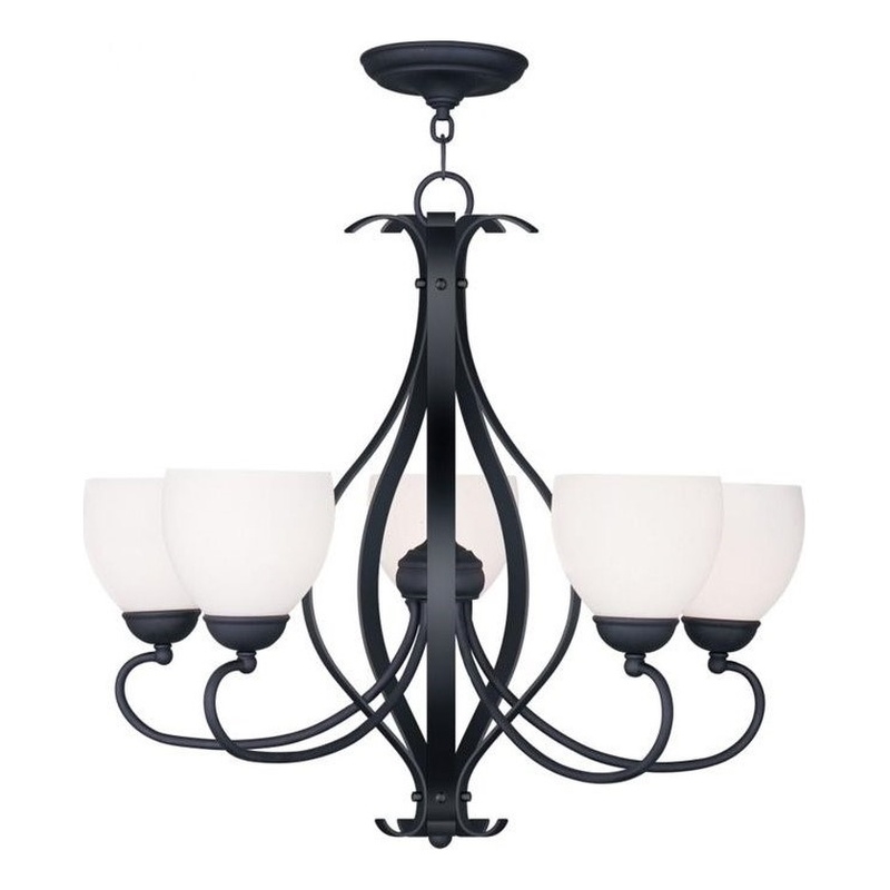 Beaumont Lane 5 Light Chandelier in Black