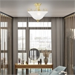 Beaumont Lane 2 Light Ceiling Mount in Polished Brass