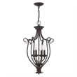 Beaumont Lane 4 Light Foyer Chandelier in Bronze
