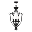 Beaumont Lane 4 Light Foyer Chandelier in Bronze