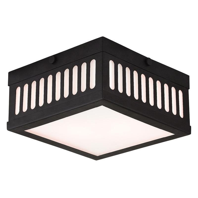 Beaumont Lane 2 Light Flush Ceiling Mount in Bronze
