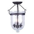 Beaumont Lane 3 Light Ceiling Mount in Bronze