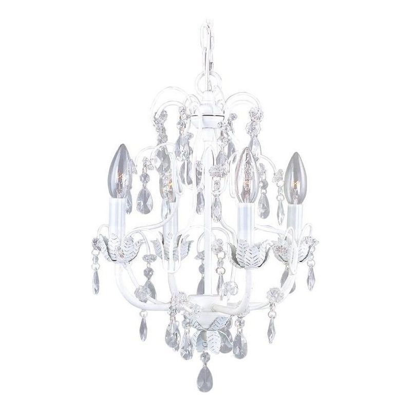 Beaumont Lane 4 Light Chandelier in Antique White