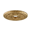 Beaumont Lane Ceiling Medallion in Hand Painted Vintage Gold Leaf