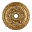 Beaumont Lane Ceiling Medallion in Hand Painted Vintage Gold Leaf