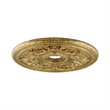 Beaumont Lane Ceiling Medallion in Hand Painted Vintage Gold Leaf