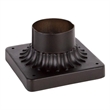 Beaumont Lane Outdoor Pier Mount Adaptors in Bronze