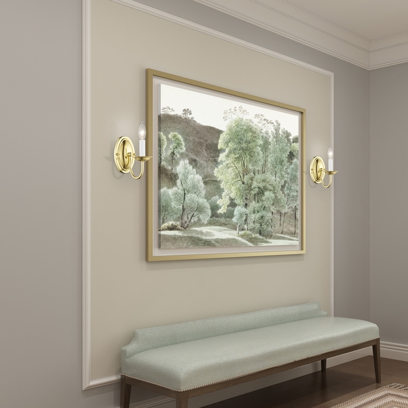 Beaumont Lane Wall Sconce in Polished Brass