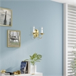 Beaumont Lane 2 Light Wall Sconce in Polished Brass