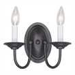 Beaumont Lane 2 Light Wall Sconce in Black