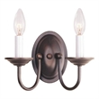 Beaumont Lane 2 Light Wall Sconce in Bronze
