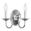 Beaumont Lane 2 Light Wall Sconce in Brushed Nickel