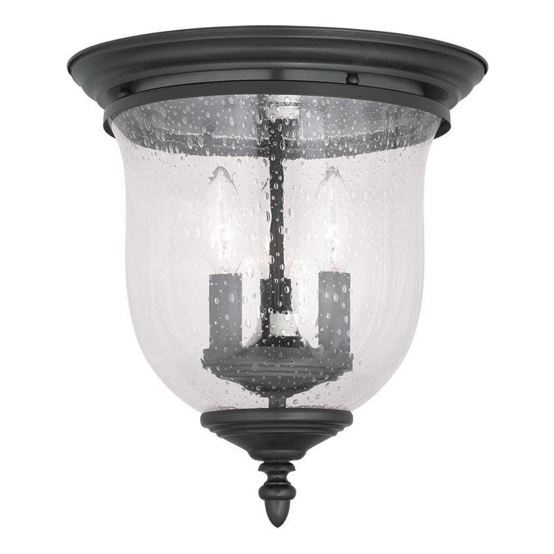 Beaumont Lane 3 Light Ceiling Mount in Black