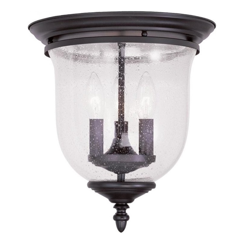 Beaumont Lane 3 Light Ceiling Mount in Bronze