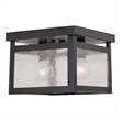 Beaumont Lane 2 Light Ceiling Mount in Bronze