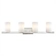 Beaumont Lane 4 Light Bath Light in Brushed Nickel