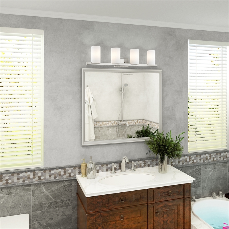 Beaumont Lane 4 Light Bath Light in Brushed Nickel