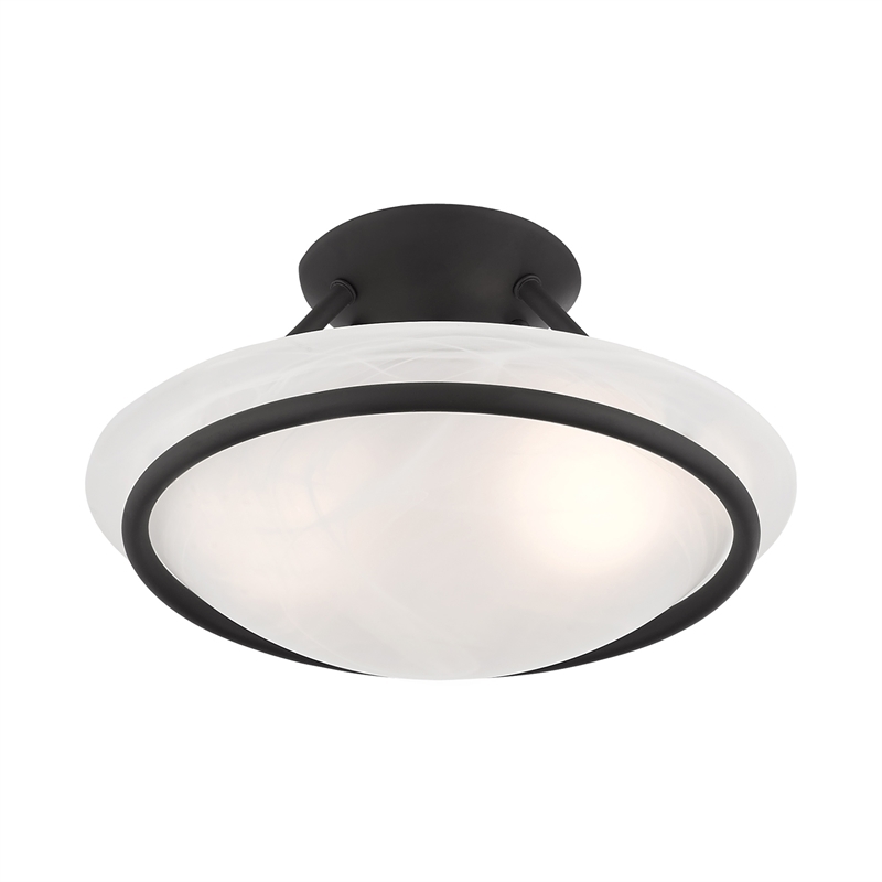 Beaumont Lane 2 Light Ceiling Mount in Black