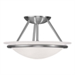 Beaumont Lane 2 Light Ceiling Mount in Brushed Nickel